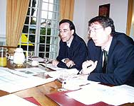 JPA et son premier adjoint Sylvain Peretto